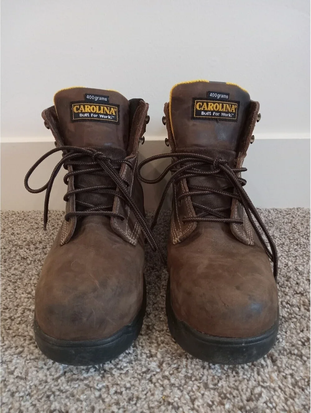 Carolina Circuit 6 Waterproof Composite Toe Boots Mens Size 10 D Brown Leather